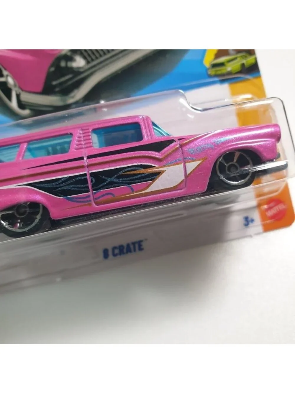 Hot Wheels 8 Crate Wagons 133/250 Mattel Pink Collectible Diecast Car Toy 5/10